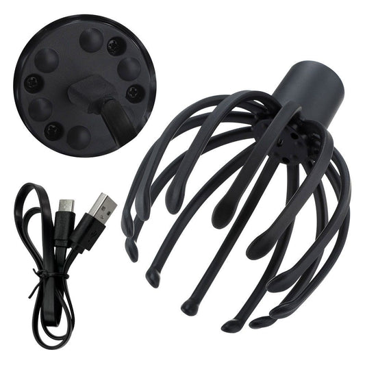 Electric Scalp Massager with 3 Modes, 360 Degree Head Massager, Cordless Portable Head Scratcher for Stress Relax