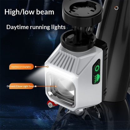 Bike Lights for Night Riding, LED Rechargeable Waterproof Bicycle Headlight for Mountain Road Cycling