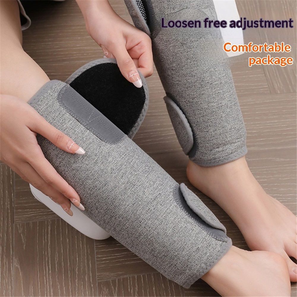 A pair Cordless Leg Massager with Heat and Compression, Rechargeable Leg Compression Massager for Circulation, Muscle Relaxation for Calf, Gifts for Dad Mom Men Women Gym Office Home