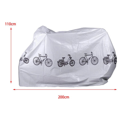 2 pack Bike Bicycle Cover Waterproof Dustproof- Bike Cover for 1 or 2 Bikes, Indoor and Outdoor Use, Bike Cover Rain Sun UV Wind Snow Proof Resistant