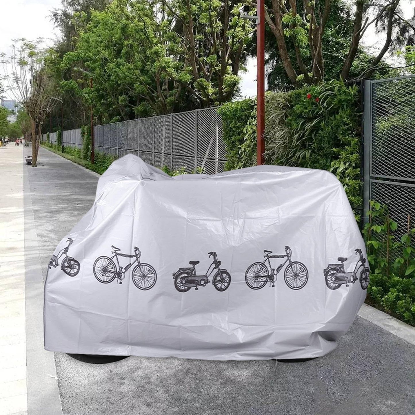 2 pack Bike Bicycle Cover Waterproof Dustproof- Bike Cover for 1 or 2 Bikes, Indoor and Outdoor Use, Bike Cover Rain Sun UV Wind Snow Proof Resistant