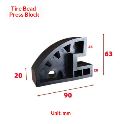 Car Auto Tire Bead Clamp, Car Auto Tire Changer Changing Demount Drop Center Tool Rim Bead Clamp Heavy Duty Machine Wheels Tyres Parts Tool Rim Clamp (4 PCS)