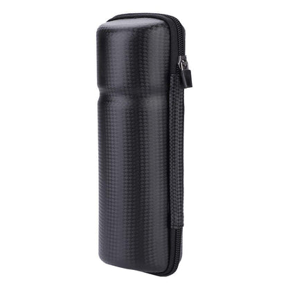 Waterproof Bike Tool Case - Cycling Storage Pouch for Mountain and Road Bikes - Hard Shell Zip Bag with Bottle Cage Snake skin pattern (18 * 7.5cm)