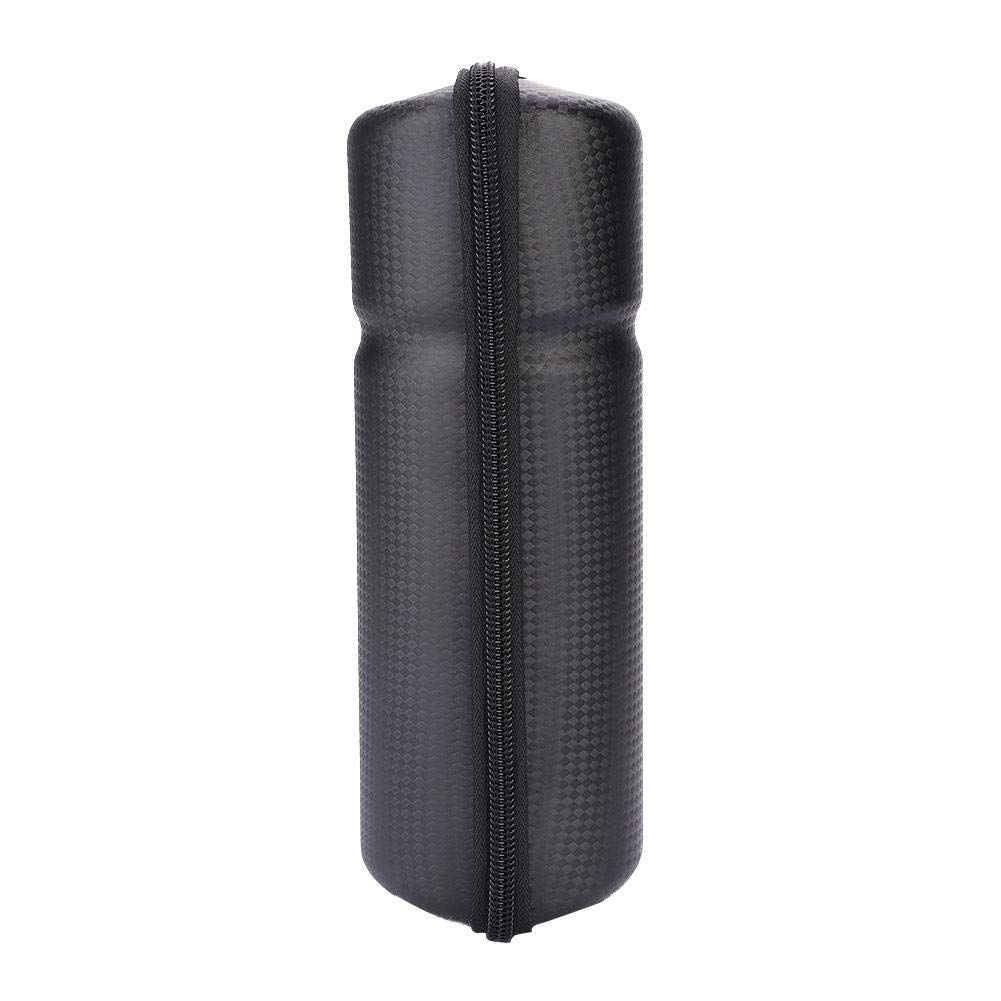 Waterproof Bike Tool Case - Cycling Storage Pouch for Mountain and Road Bikes - Hard Shell Zip Bag with Bottle Cage Snake skin pattern (18 * 7.5cm)