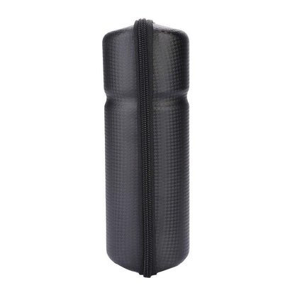 Waterproof Bike Tool Case - Cycling Storage Pouch for Mountain and Road Bikes - Hard Shell Zip Bag with Bottle Cage Snake skin pattern (18 * 7.5cm)
