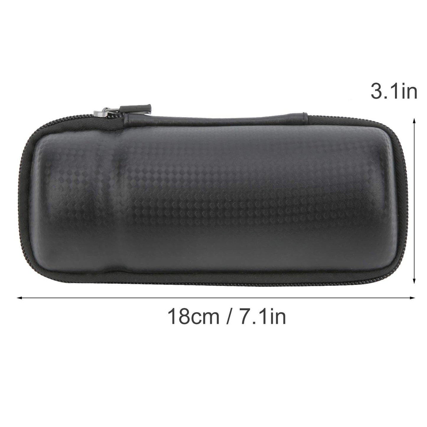 Waterproof Bike Tool Case - Cycling Storage Pouch for Mountain and Road Bikes - Hard Shell Zip Bag with Bottle Cage Snake skin pattern (18 * 7.5cm)