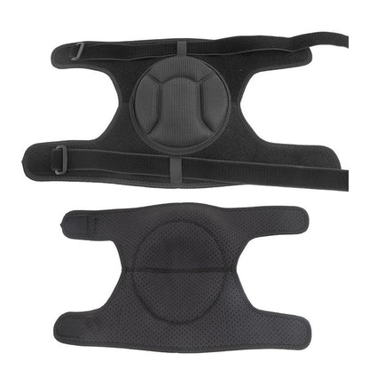 a pair of Adult knee pads for Cleaning Construction Work Volleyball, Football Dance, Adjustable Straps Non-Slip Straps (M black)