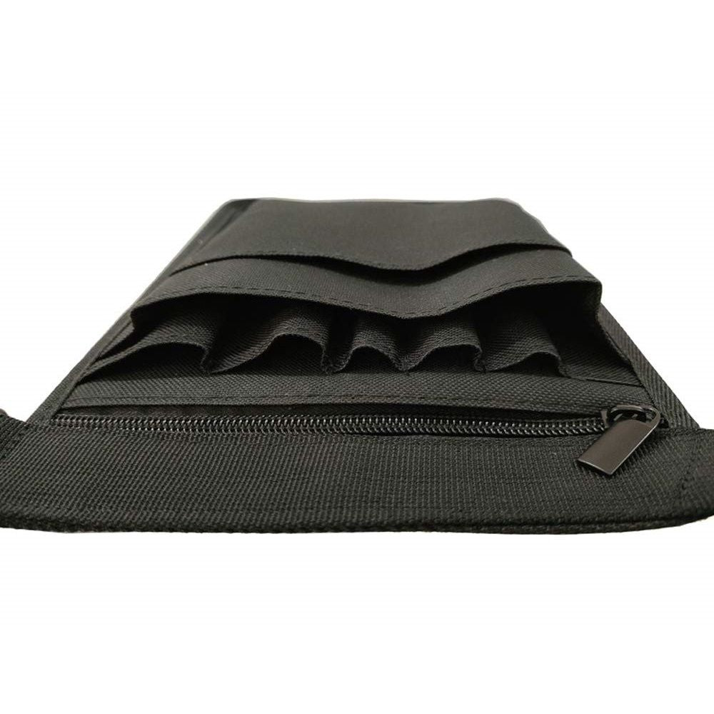 Nurse Utility Organizer Belt Fanny Pack Hip Bag Waist Pack Pouch Case for Medical Scissors Care Kit Tool (Black)