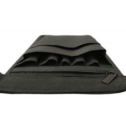 Nurse Utility Organizer Belt Fanny Pack Hip Bag Waist Pack Pouch Case for Medical Scissors Care Kit Tool (Black)