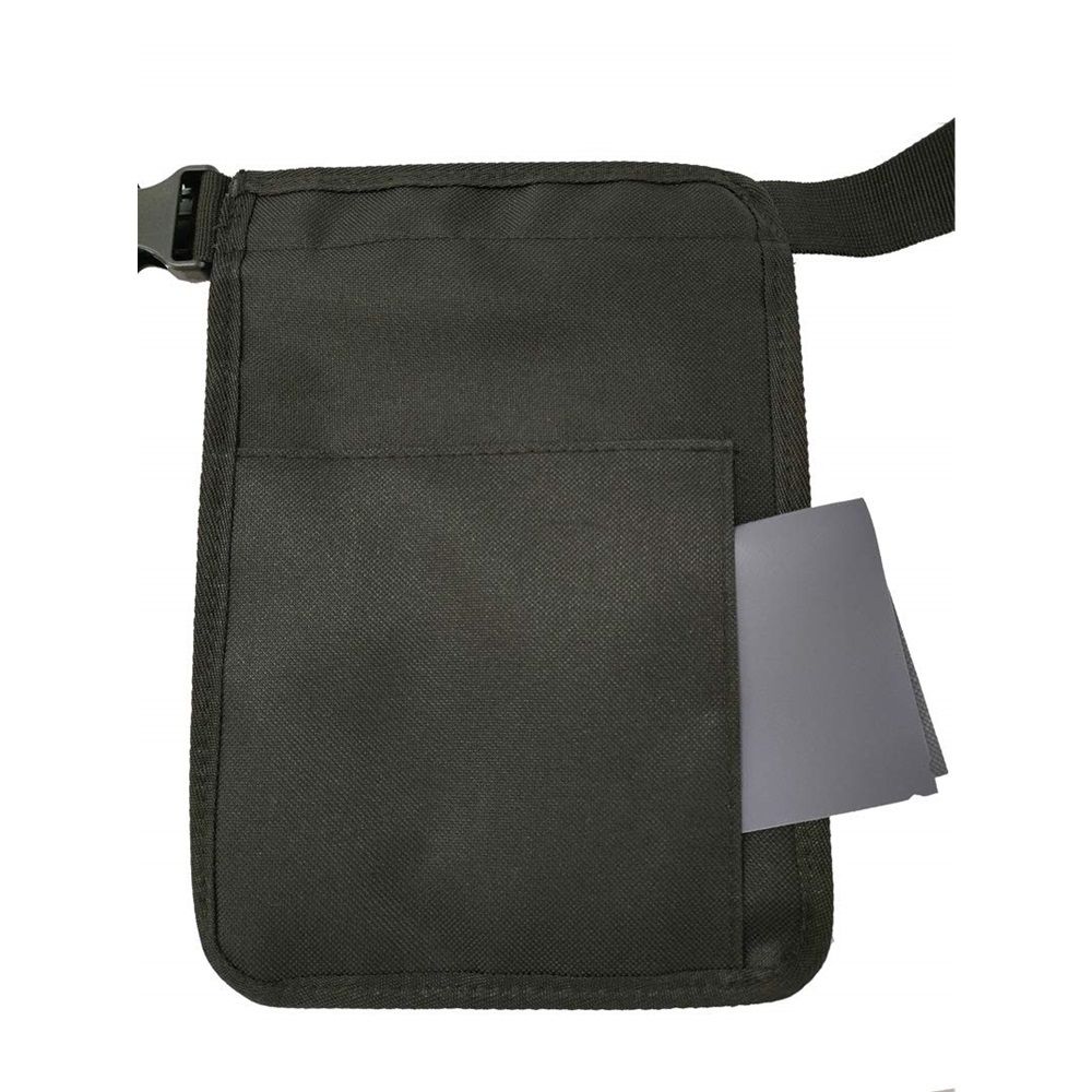 Nurse Utility Organizer Belt Fanny Pack Hip Bag Waist Pack Pouch Case for Medical Scissors Care Kit Tool (Black)