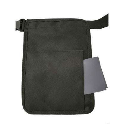 Nurse Utility Organizer Belt Fanny Pack Hip Bag Waist Pack Pouch Case for Medical Scissors Care Kit Tool (Black)