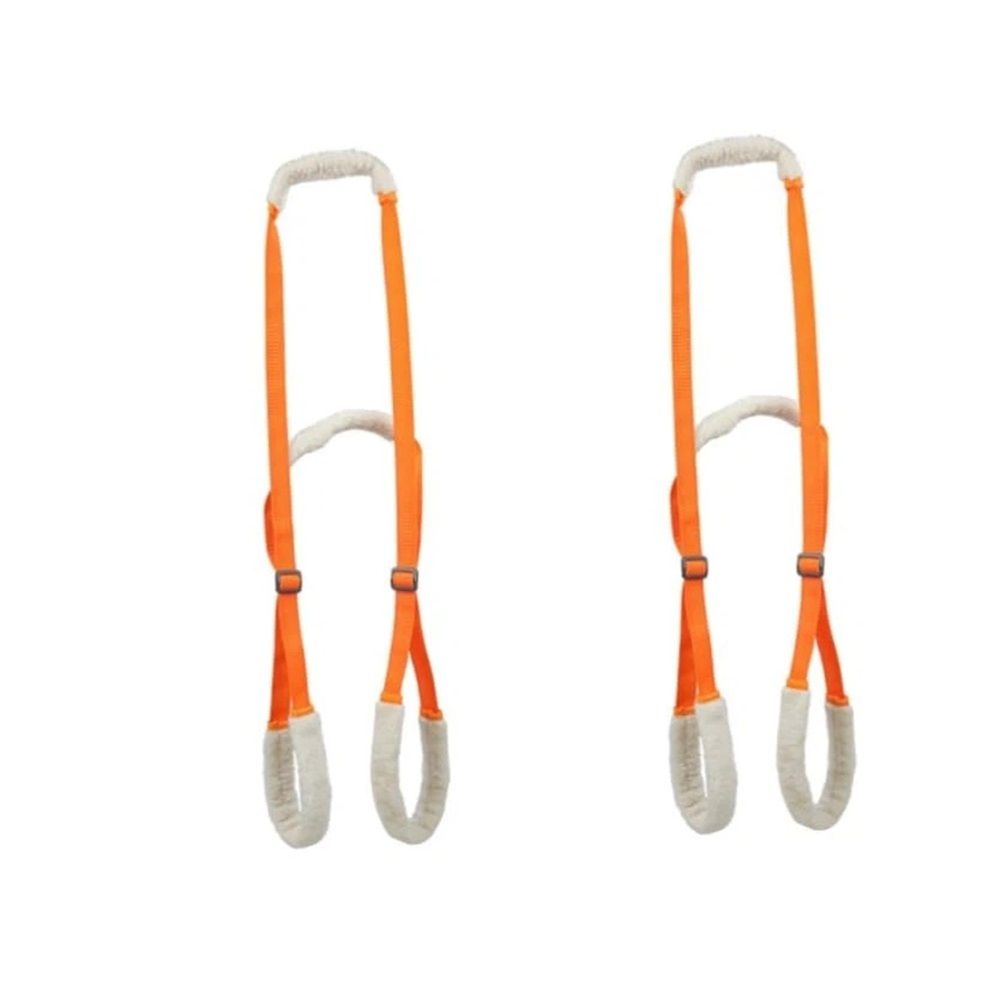 2 Pcs Dog Support Harness for Back Legs Dog Rear Lifting Sling Aid with Handle and Shoulder Strap Hind Leg Support for Pet Mobility Helps Puppy with Poor Stability Joint Injuries(Orange)