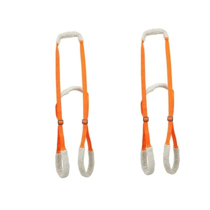 2 Pcs Dog Support Harness for Back Legs Dog Rear Lifting Sling Aid with Handle and Shoulder Strap Hind Leg Support for Pet Mobility Helps Puppy with Poor Stability Joint Injuries(Orange)