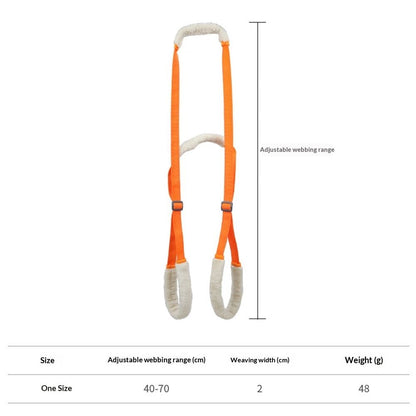 2 Pcs Dog Support Harness for Back Legs Dog Rear Lifting Sling Aid with Handle and Shoulder Strap Hind Leg Support for Pet Mobility Helps Puppy with Poor Stability Joint Injuries(Orange)