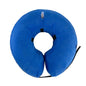Inflatable Dog Cone Collar Alternative, Soft Dog Cone for Small Medium Large Dogs and Cats, Neck Recovery Donut Collar After Surgery (M, Blue)