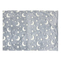 Pet luminous blanket, dog bath towel, nest pad, luminous coral fleece cover blanket, machine washable sleeping pad, winter warm cushion（S 60*40cm grey）