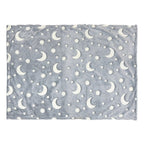 Pet luminous blanket, dog bath towel, nest pad, luminous coral fleece cover blanket, machine washable sleeping pad, winter warm cushion（S 60*40cm grey）