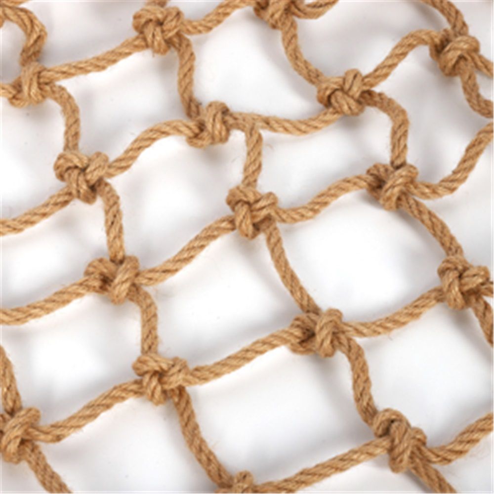 1PCS Parrots Climbing Net, Medium Large Size Parrots Hemp Rope Hanging Swing Bird Game Cage Toy Accessories  M 40*40cm