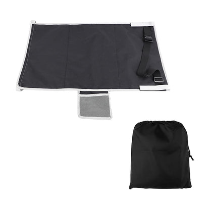 Toddler Airplane Bed, Portable Airplane Seat Extender Travel Bed for Kids, Soft Baby Plane Travel Essentials for Flying, Toddlers Long Flight Must Haves Footrest(black+Storage bag)