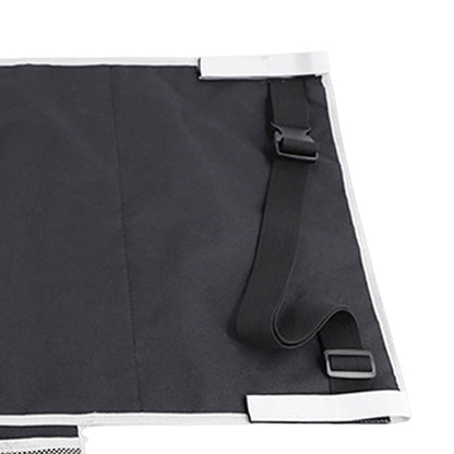 Toddler Airplane Bed, Portable Airplane Seat Extender Travel Bed for Kids, Soft Baby Plane Travel Essentials for Flying, Toddlers Long Flight Must Haves Footrest(black+Storage bag)