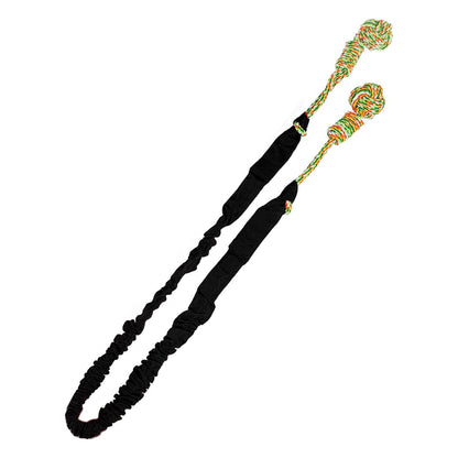 Tug of War Dog Toy for Pitbull Medium to Large Dogs, Indoor Outdoor Use Bungee Hanging Exercise Ropes Muscle Builder Interactive Toys black (Door Hanging Style)