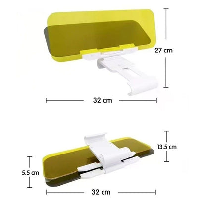 2 in 1 Day and Night Anti-Glare Visor, Automobile Sun Anti-UV Block Visor, Adjustable HD Car Sun Visor for Clearer Driving