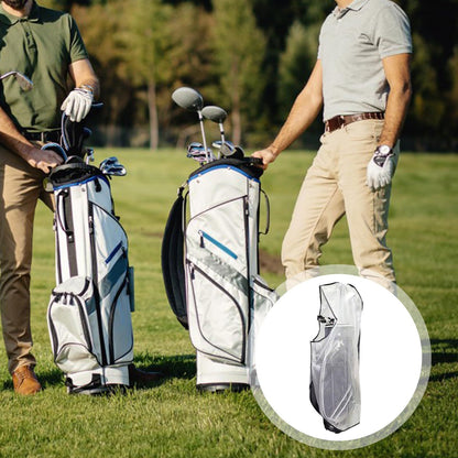 Golf Bag Rain Cover,Waterproof Hood Golf Bag Rain Protection Covers for Golf Push Carts Transparent Cart Bag Rain Hood, PVC Practical Rainproof Bag Cover