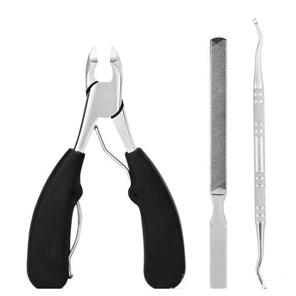 Toenail Clippers for Thick & Ingrown Toe Nails Heavy Duty Precision Nail Scissors Super Sharp Curved Blade Grooming Tool opove