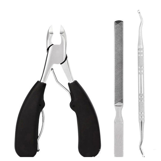 Toenail Clippers for Thick & Ingrown Toe Nails Heavy Duty Precision Nail Scissors Super Sharp Curved Blade Grooming Tool opove