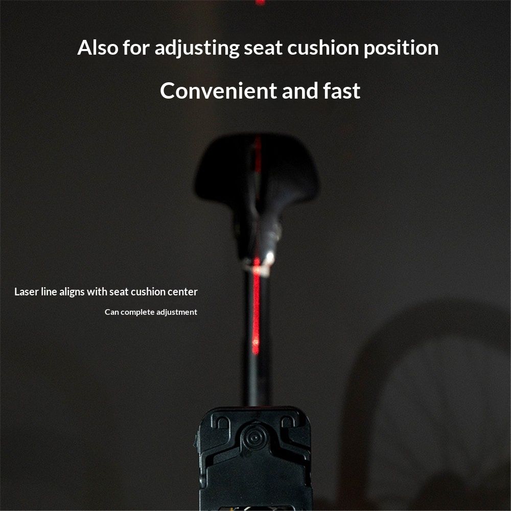 Handlebar Laser Aligner for Bicycles, Bike Seat Calibrator Bike Tool,Bicycle Handlebar Laser Aligner Seat Center Adjuster Measurement Tool, Aligning Indicator Tool