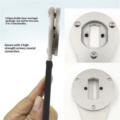 1Pcs Bike Lock Ring Remover Bottom Bracket Lock Ring Removal Repair Tool Bicycles Tail Lock Hook Spanners Multifunctional Wrench