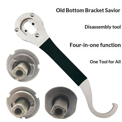 1Pcs Bike Lock Ring Remover Bottom Bracket Lock Ring Removal Repair Tool Bicycles Tail Lock Hook Spanners Multifunctional Wrench