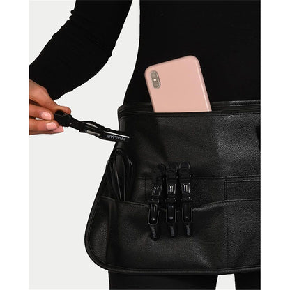 Hairstylist Waist Belt with Shears Pouch, Professional Hair Stylist & Makeup Brush Belt Salons Cosmetology Groomers Hairdresser Barber Waist Bag（Storage bag only）