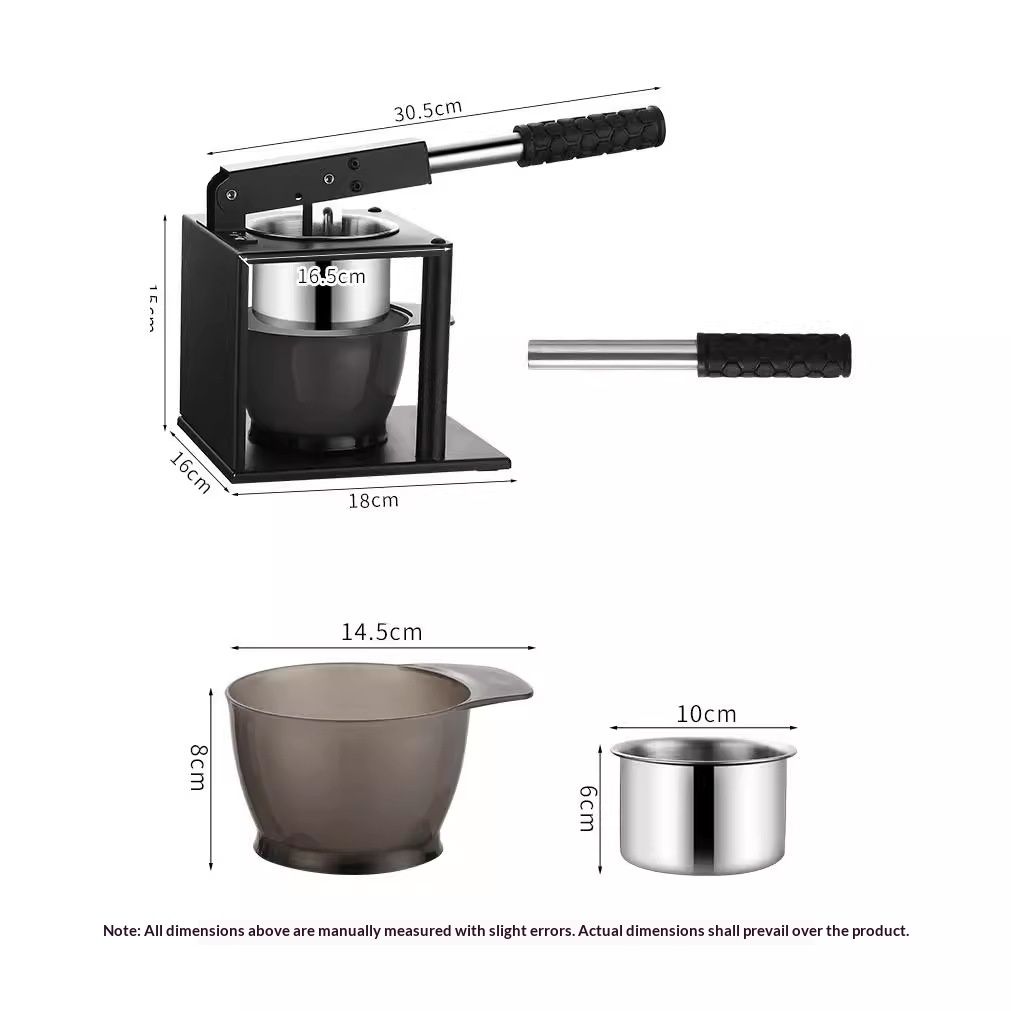 Potato Ricer Masher with 2 Interchangeable Discs Hand Food Press for Mashed Potatoes, Avocados Puree or Fruit Juicer Squeezer for Citrus Pomegranate Lemon Orange Lime