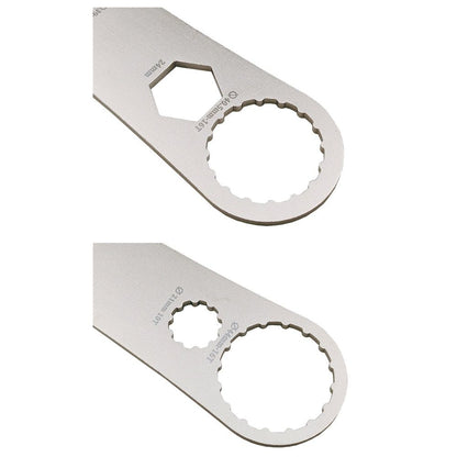 Multi -function Bottom Bracket Wrench，Suitable for wrench in 39 40.5 44mm outer diameter，16 Notch