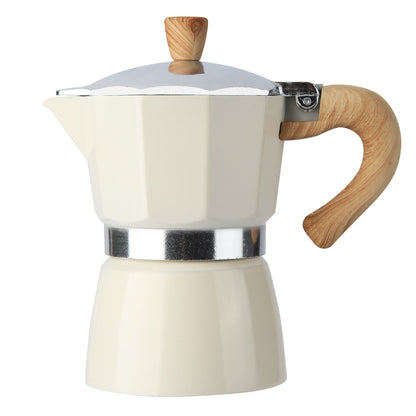 Espresso Maker Pot Cuban Coffee Maker Coffee Maker   | 6 Espresso Cup,Coffee Percolator for Cappuccino or Latte- White