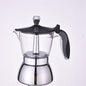 Strong Coffee Maker, Moka Pot Premium Crystal Shape Top Coffee,   4 cup, Classic Italian coffee maker for Coffee Lover