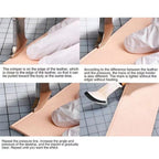 4 PCS Leather Edge Creaser,1.0/1.5/2.0/2.5mm Professional Leather Tool,Edge Creaser Stainless Steel Red Wood Handle Tool for Beginners DIY Leather Craft