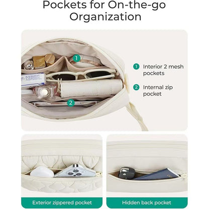 Packs for Women with Two Ways to Install the Adjustable Strap Lightweight Crossbody Belt Bag for Traveling Workout