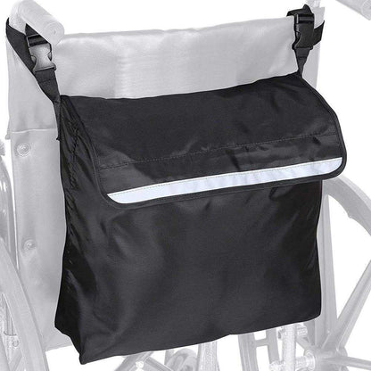 Wheelchair Pouch Bag, Wheelchair Backpack Pockets Wheelchair Bags to Hang on Back Rollator Bag Carry Accessories Storage Bag