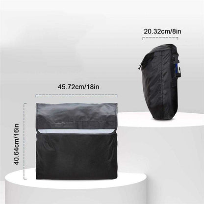 Wheelchair Pouch Bag, Wheelchair Backpack Pockets Wheelchair Bags to Hang on Back Rollator Bag Carry Accessories Storage Bag