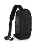 Anti-theft Sling Bag Business Men Bag Chest Crossbody bags with USB Charging Port Waterproof Small Backpack for Outdoor Work Hiking Running Sport Travel Bag Sports Car Styling black