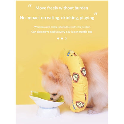 Puppy Bumpers Tossed Donuts Keep Dogs on The Safe Side of The Fence for Large Cat and Small Dog, Dog Recovery Collar Prevents Licking Wounds (L)