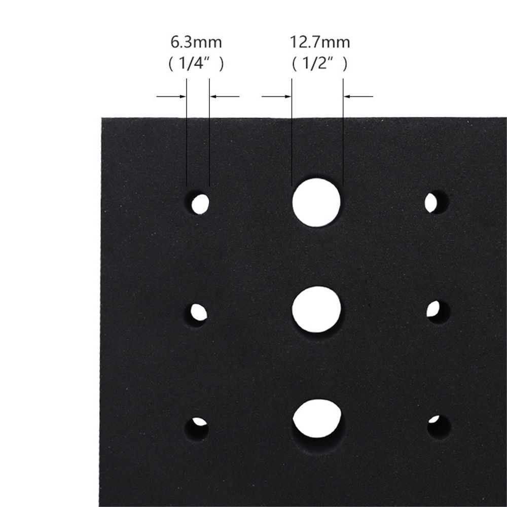 Router Bit Storage Inserts for 110 Bits, 50PCS 1/2" and 60PCS 1/4" Shank Router Bits, Routers Bit Holder, Bits Organizer with High Density Foam, Fits Toolbox, Drawer, Workstation