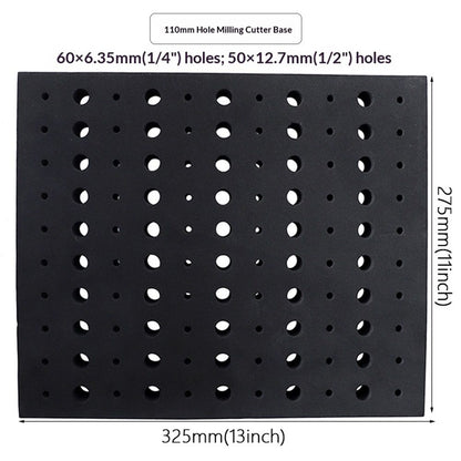 Router Bit Storage Inserts for 110 Bits, 50PCS 1/2" and 60PCS 1/4" Shank Router Bits, Routers Bit Holder, Bits Organizer with High Density Foam, Fits Toolbox, Drawer, Workstation