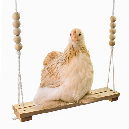 Natural Safe Wooden Accessories Large Durable Ladder for Poultry Run Rooster Hens Chicks Pet Parrots Macaw Entertainment Stress Relief for Birds（30*7.6*120cm）