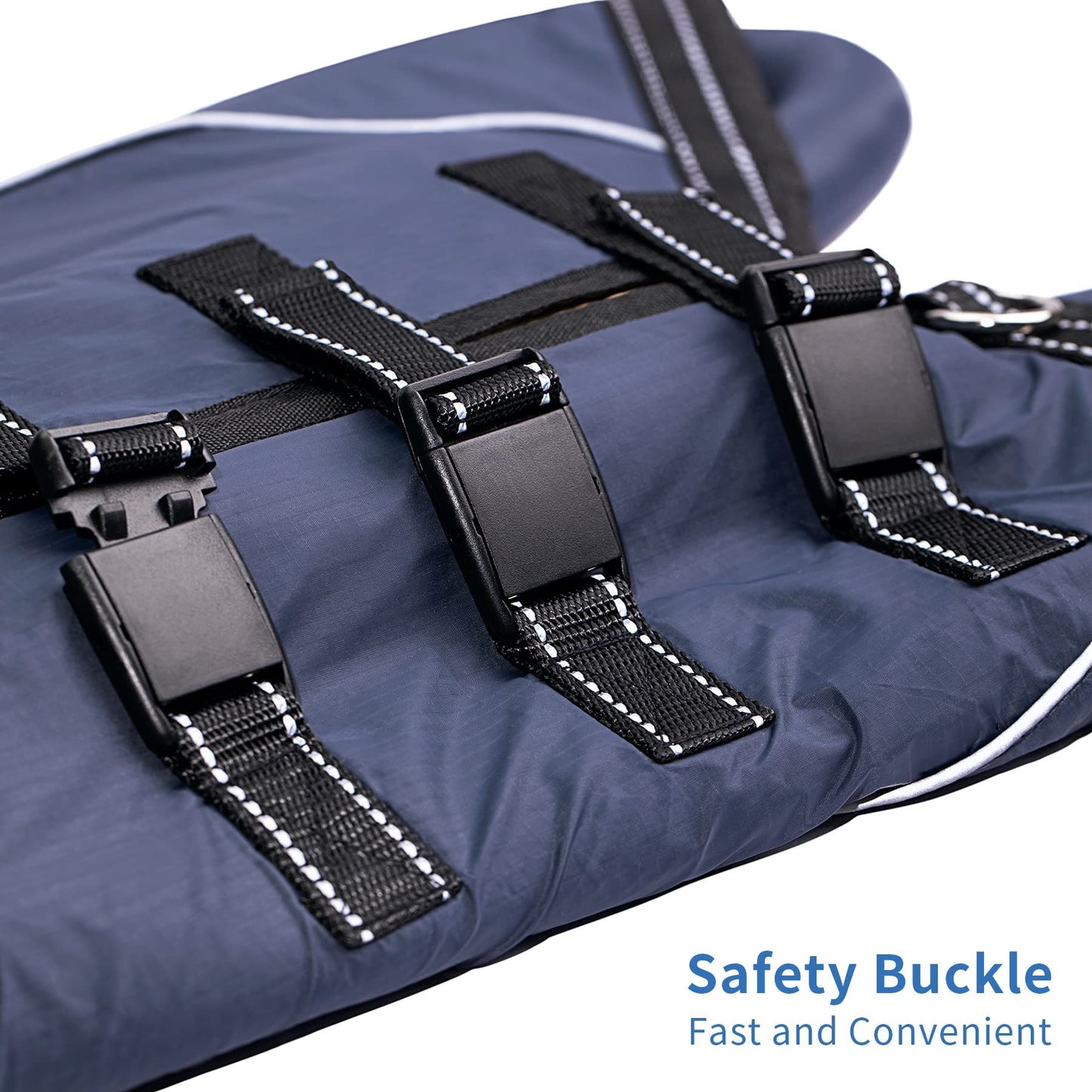Back Legs with Handles,Adjustable Dog Lift Sling Carrier for Senior, Disabled, Joint Injuries, Arthritis, Loss of Stability Dogs（Navy blue M）