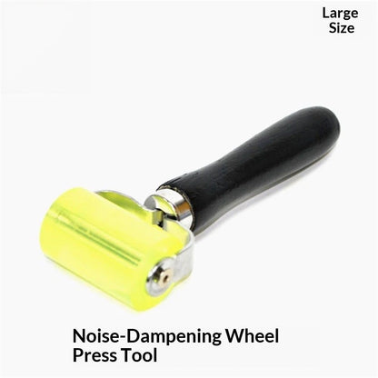 2 Size Car Sound Deadener Rolling Wheel Roller for Easy Application (17.5*5cm+17*3.1cm) – Noise Insulation & Vibration Dampening Tool for Automotive Audio & Heat Mat Installation