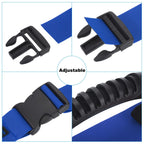 Carrying Strap with Handle, Adjustable Nylon Belt for Moving Lifting Boxes Grocery Luggage, blue