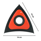 Mini Pet Hair Remover Triangle (Orange) – Eco‑Friendly, Reusable Lint & Fur Cleaner for Carpets, Furniture, Clothing & Auto Interior – Ergonomic Precision Tool